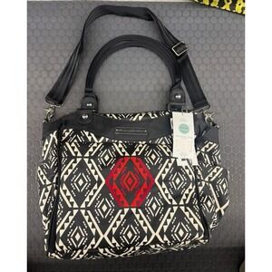 NWT Perunia  Pickle Bottom City Carryall Tote Bag  Black Secrets of Salvador